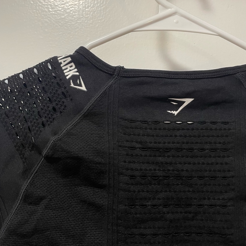 Gymshark Stretch Mesh Style Long Sleeve Workout Top - Picture 10 of 11